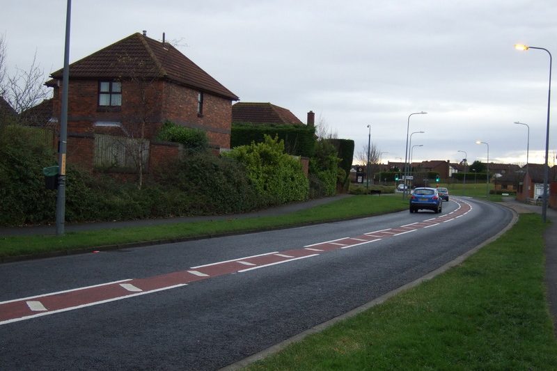 Modern housing estate in Ingleby Barwick, Teesside