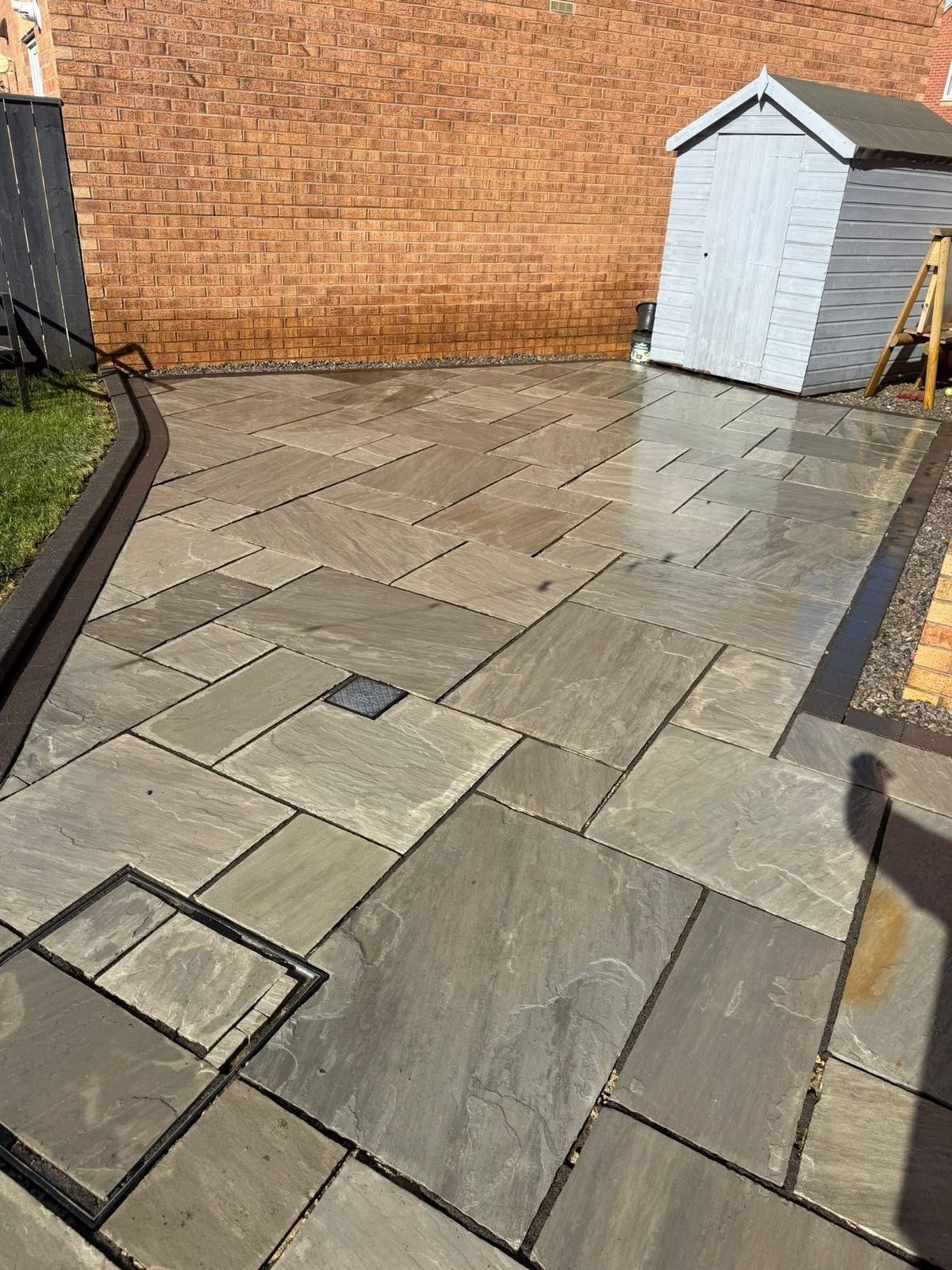 Patio slab cleaning, patio cleaning in Ingleby Barwick  Teesside by IGM